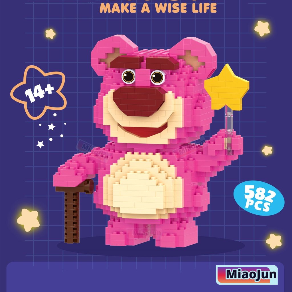 MÔ HÌNH LẮP RÁP HOẠT HÌNH ĐÁNG YÊU CHO BÉ - ĐỒ CHƠI XÉP HÌNH CHO BÉ