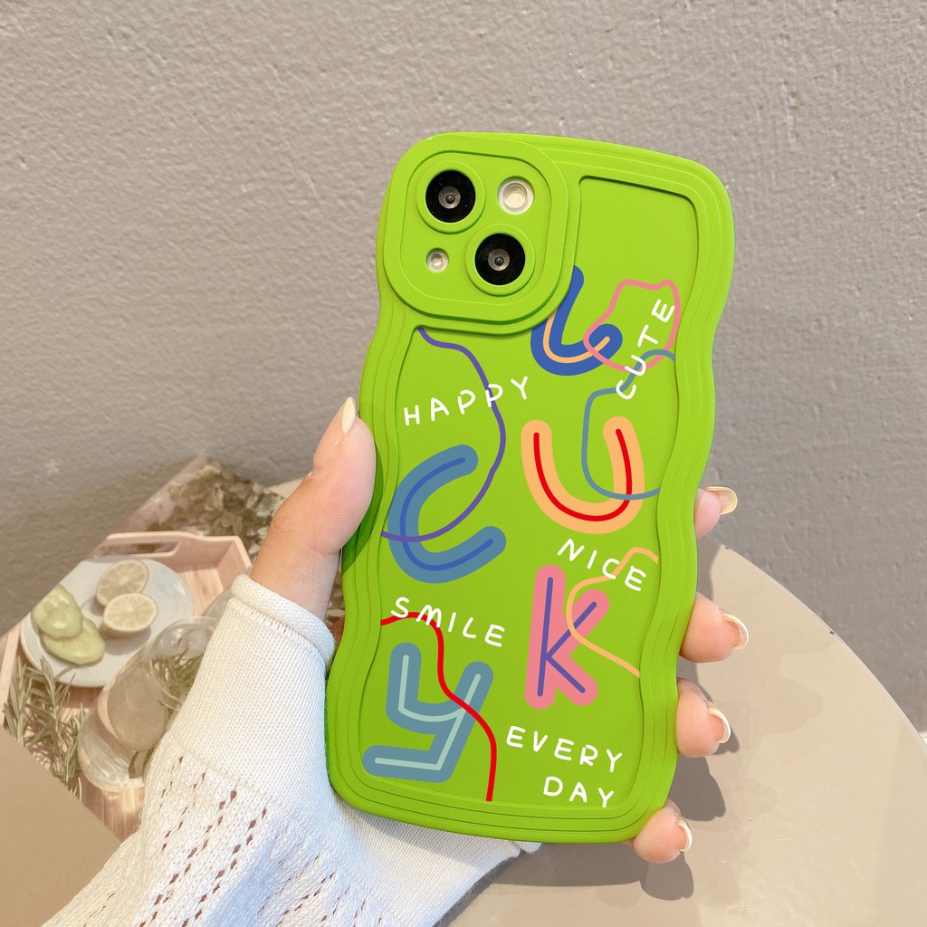 Ốp Điện Thoại Họa Tiết Chữ Đơn Giản Thời Trang Chống Rơi / Vân Tay Cho iPhone 11 12 13Pro 14 7plus 6plus 7 8 6 xr xs max