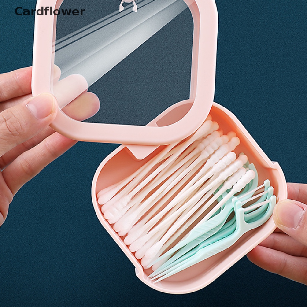 < Cardflower > Mới Hộp Đựng Tiền Xu / Kẹo Mini Hình Vuông Bằng Nhựa Trong Suốt Có Nắp Đậy