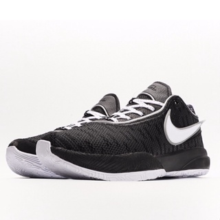 Image of Nike LeBron 20 EP 黑 白 編織 耐磨 減震 詹姆斯20 氣墊 男 實戰 籃球鞋 運動鞋 室內外