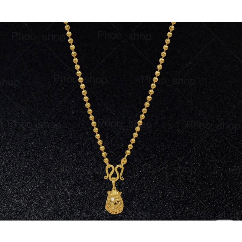 Dây Chuyền Bi Tròn Dây Chuyền Túi Tiền Nam Nữ Thái Lan