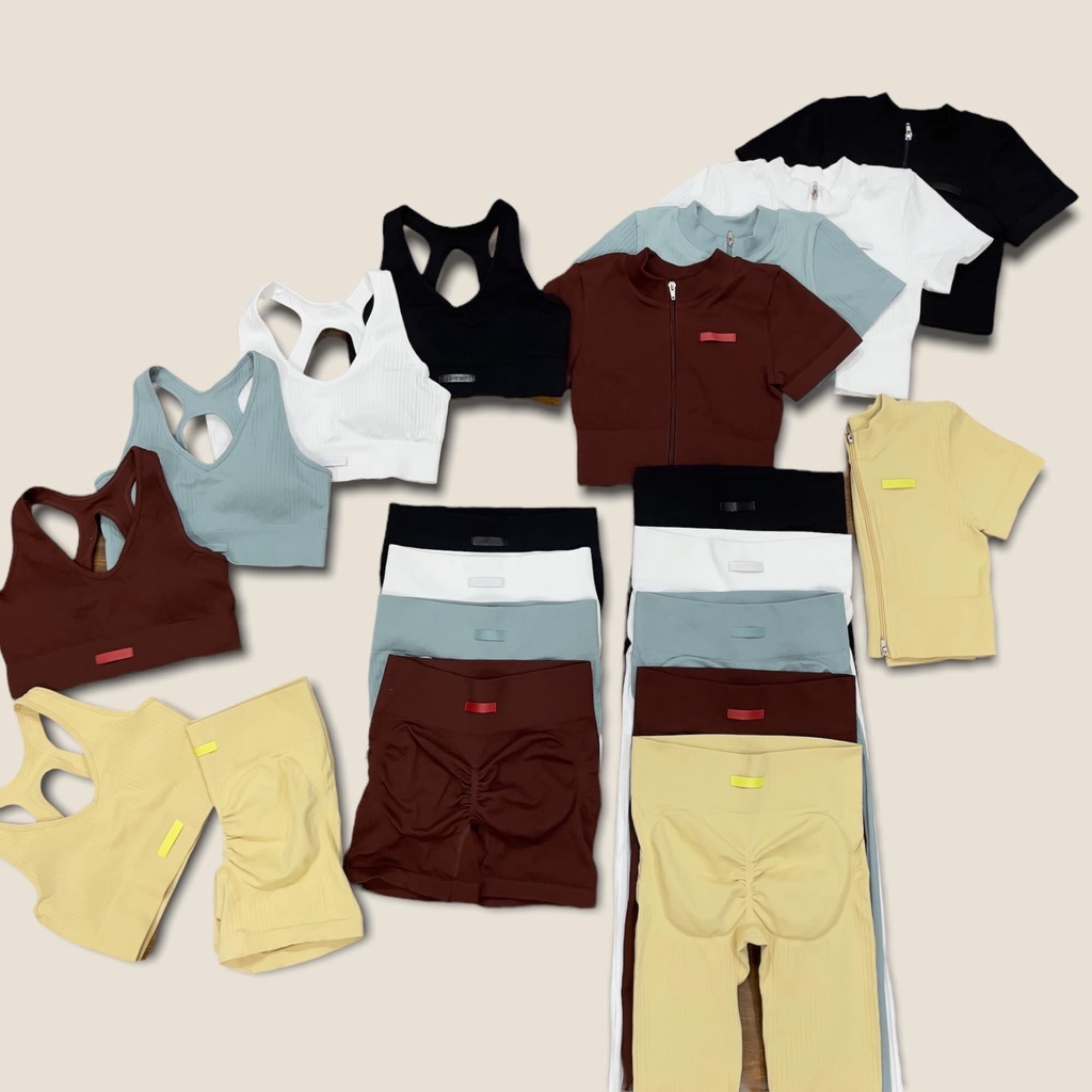 Bộ đồ tập gym nữ Function Đùi Croptop TOMTIGER