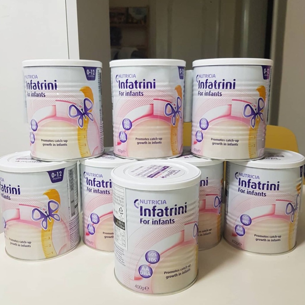 Sữa bột INFATRINI Đức 400gr giúp bé tăng cân siêu dưỡng chất cao năng lượng