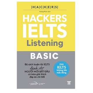 Sách - Bộ 4 Cuốn Hackers IELTS Basic ( Tặng file nghe + Khóa Hoc + Bookmark )