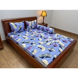 Ga/Drap lẻ thun lạnh in 3D HÀN QUỐC -CAO CẤP (size 1.4*2m nệm dưới 20cm)