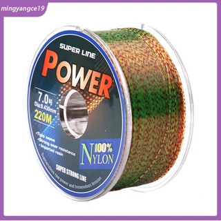 1 cuộn dây câu cá 220m chất liệu fluorocarbon