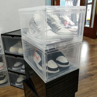 Combo 10 Hộp Đựng Giày Nhựa Cao Cấp Cứng Cáp, Tủ Đựng Giày Nam Nữ Kích Thước Lớn Nắp Nam Châm