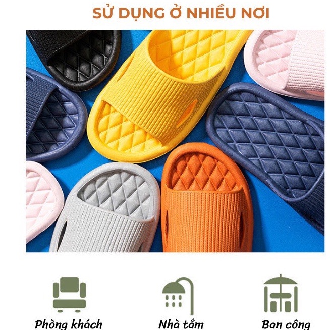 Dép Nam Nữ Đi Trong Nhà , Trong Văn Phòng Đế Trám Chống Trơn Trượt Cao Cấp 88348 Shopkhotong vp88
