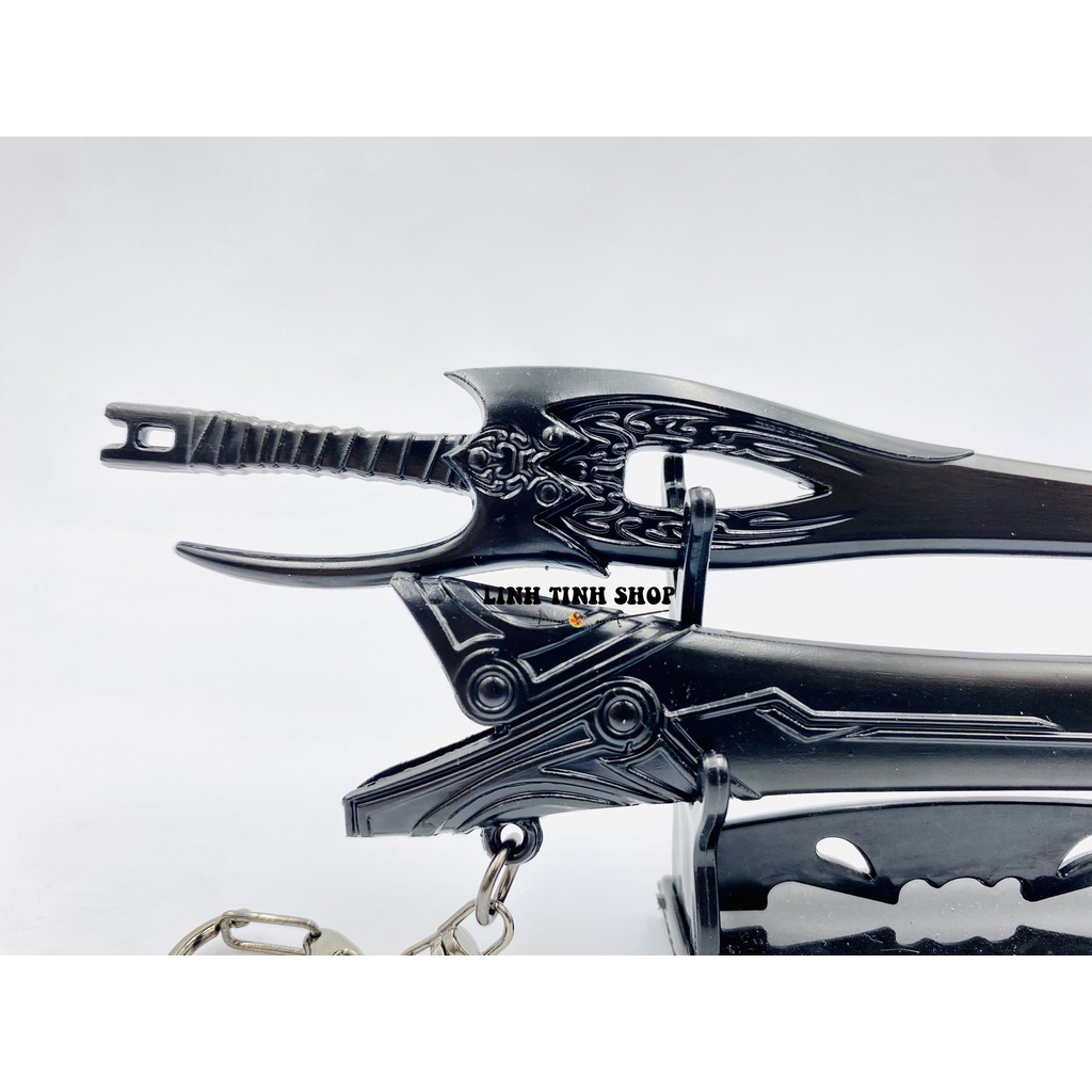 Móc khóa trưng bày Phong Vân Tuyệt Thế Hảo Kiếm Hắc Sắc