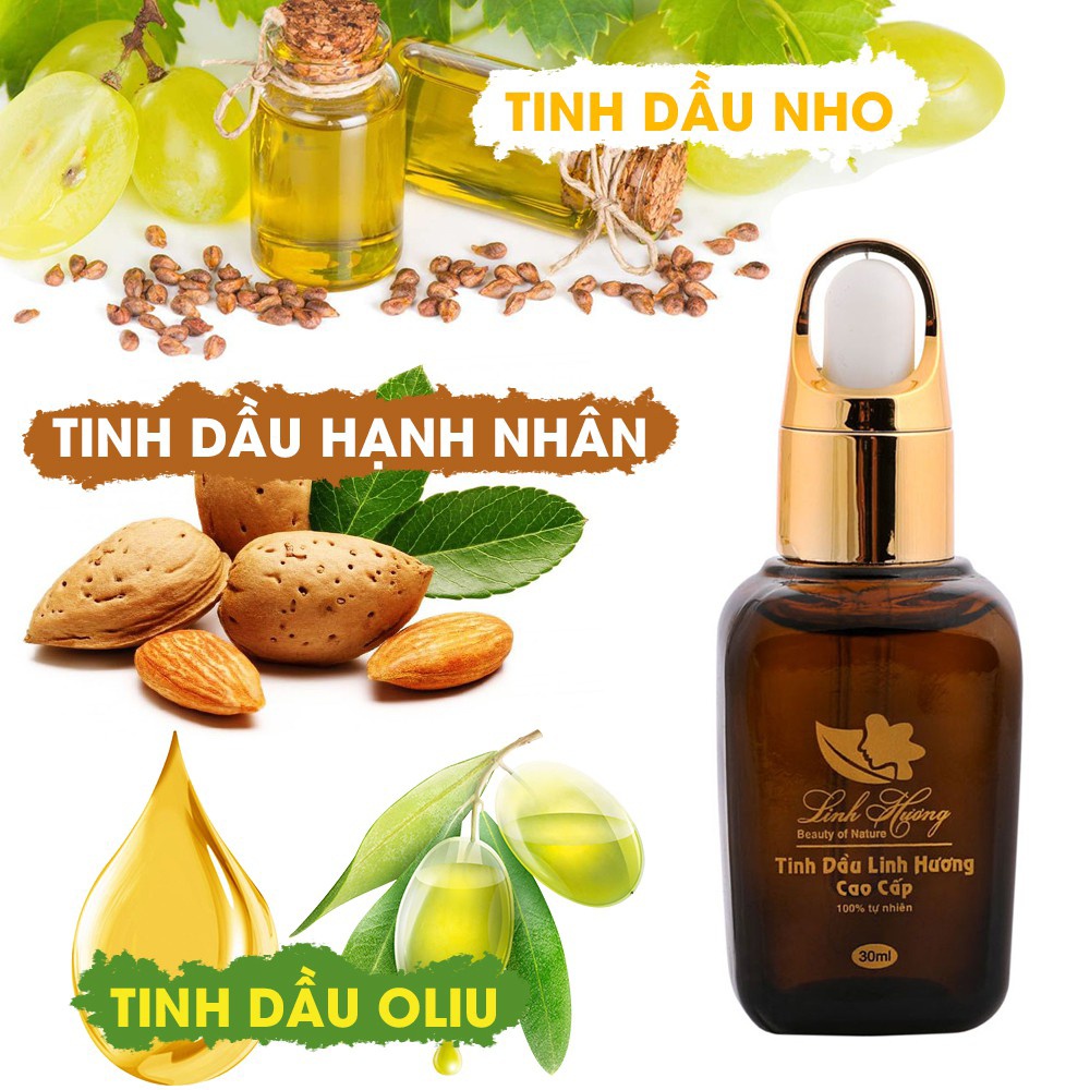 Tinh Dầu giảm thâm Linh Hương, làm mờ vết thâm da do sẹo, mụn ở mặt, mờ thâm đầu gối, nách, nhũ hoa, vùng kín