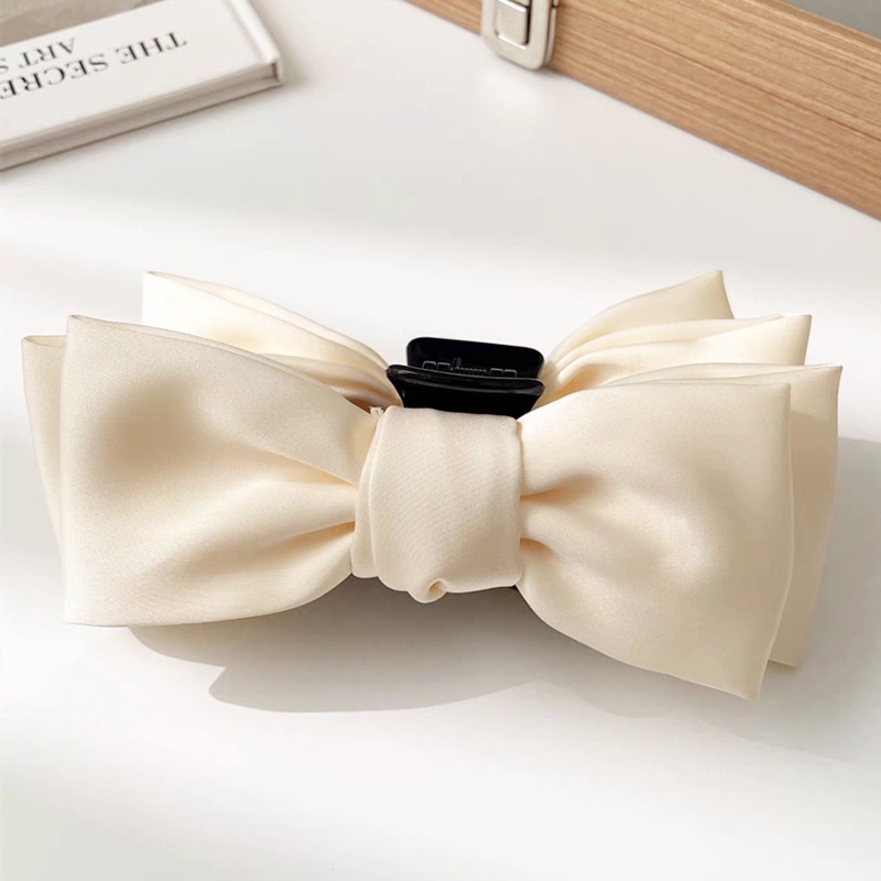 Kẹp Tóc Nơ Hai Mặt Thời Trang Cổ Điển Mới Cho Nữ