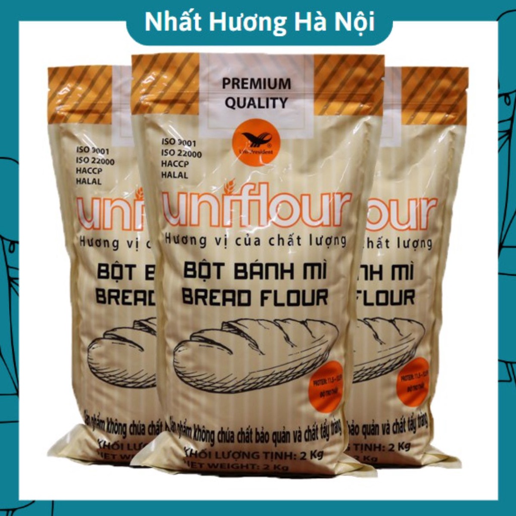Bột Bánh Mì Bread Flour Uniflour 2kg