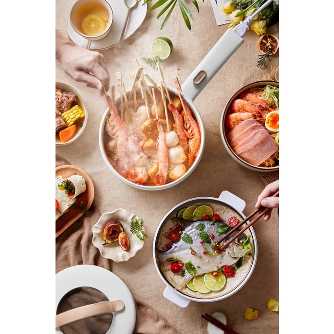 Nồi Điện Đa Năng 1.6L Bear DRG-E15F2 | Hàng Chính Hãng | Bảo Hành 18T |  | Mimax Store