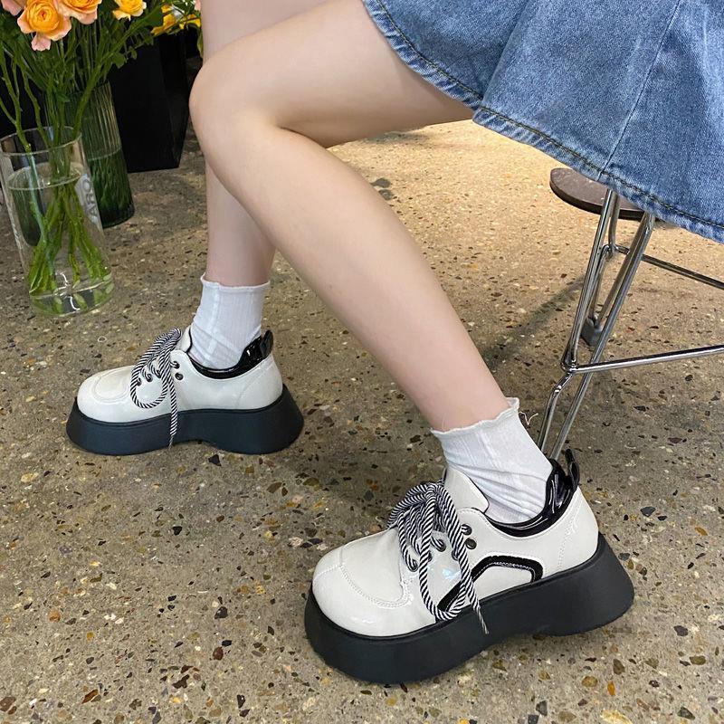 Giày Lười Da Oxford Đế Dày Phong Cách Nhật Bản Thời Trang Mùa Xuân Cho Nữ