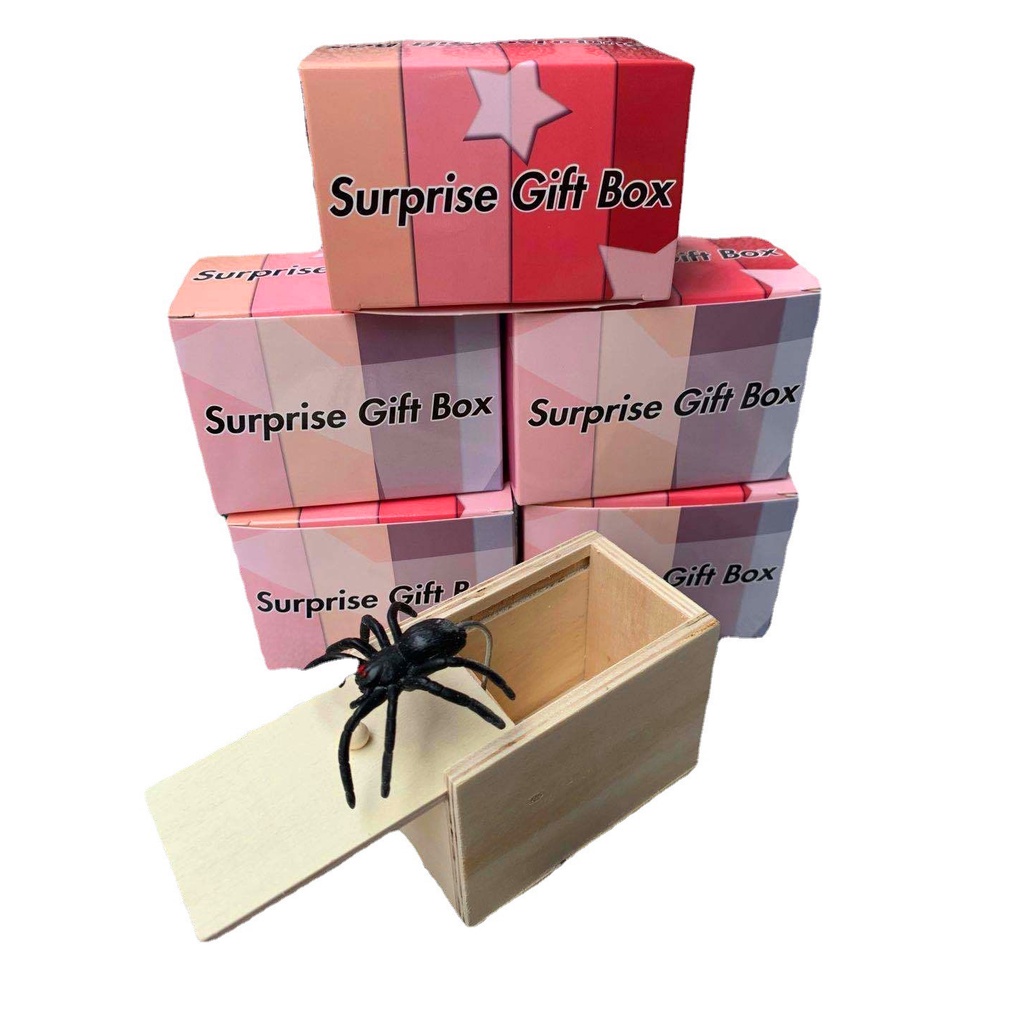 Hộp Gỗ Biến Ra Con Vật ngẫu nhiên, Đồ Chơi Troll Vui Nhộn, Hù Dọa Ngày Halloween, Sáng Tạo, Thông Minh Cho Bé