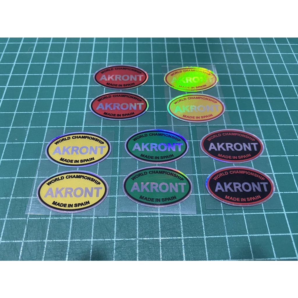 Nhãn dán bánh xe AKRONT mới HOLOGRAM