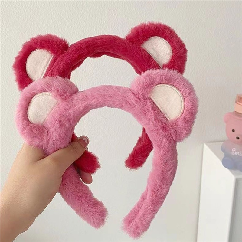 Set Dụng Cụ Tạo Kiểu Tóc Hình Gấu / Dâu Tây Bằng Len Phong Cách dreamdiary