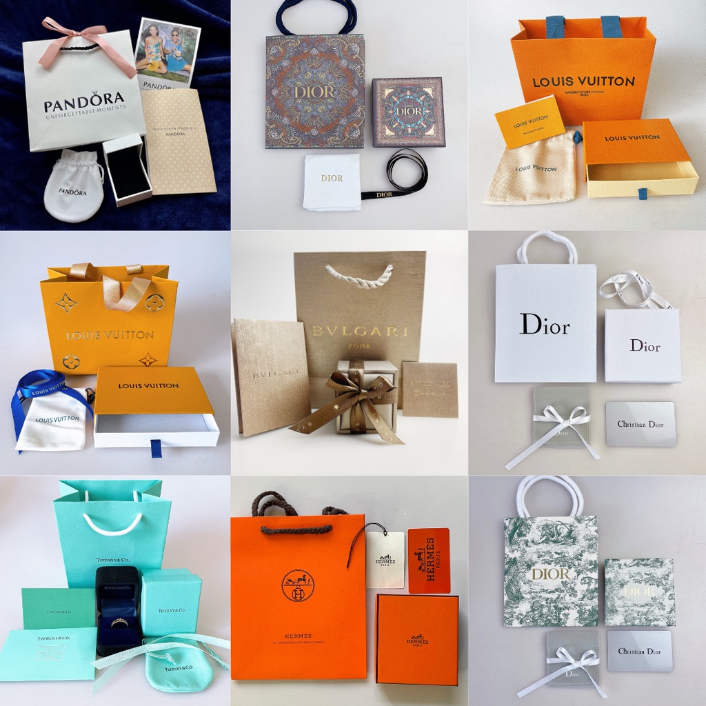 Hộp Dior Pandora,Gucci,Hermes,LV chuẩn hãng Full box,túi xách đầy đủphụ kiện- Hộp đựng quà tặng vòng tay, nhẫn trang sức