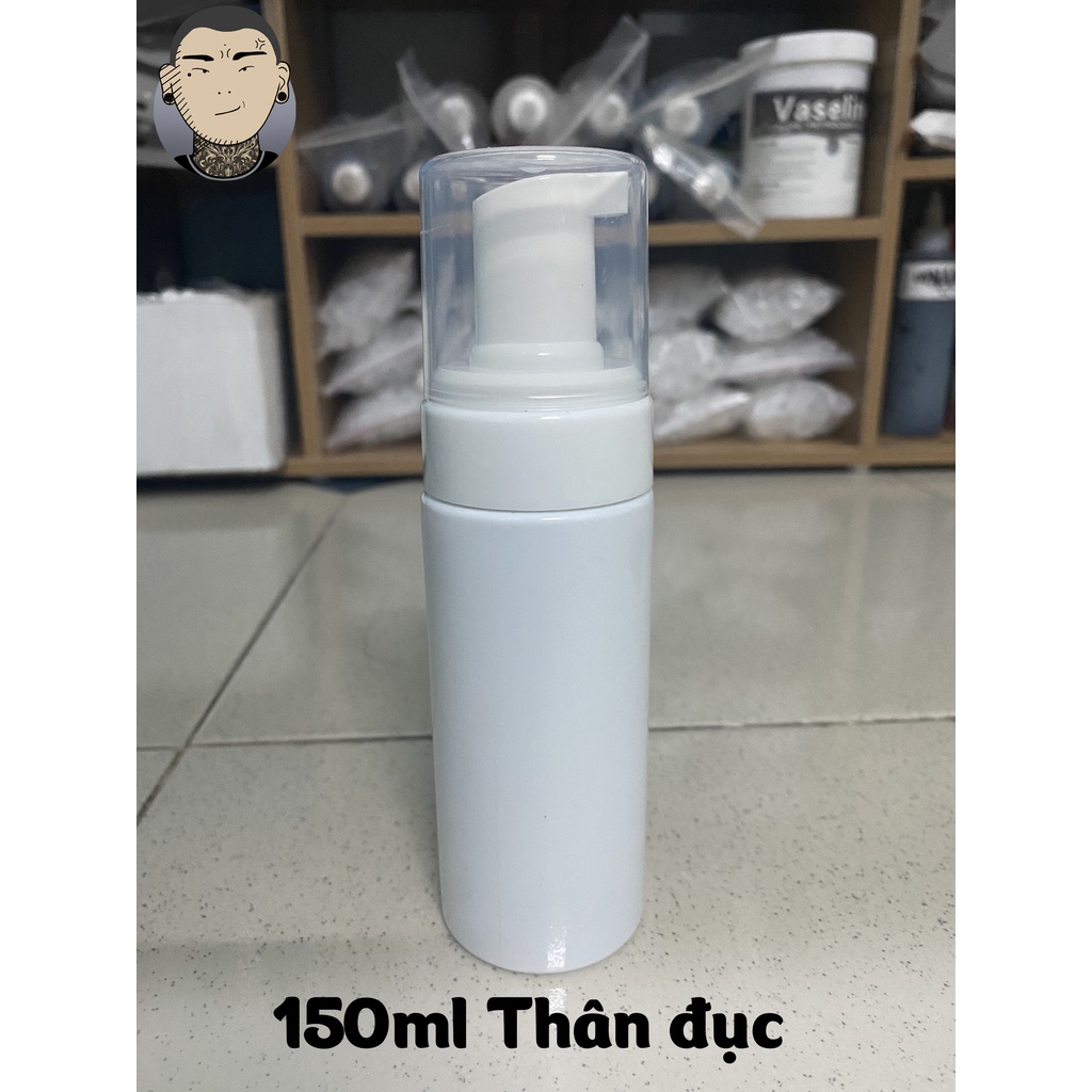 Bình xịt tạo bọt vệ sinh hình xăm 200ml / 150ml - phun xăm thẩm mỹ Tiệm Xăm Thiên Đường