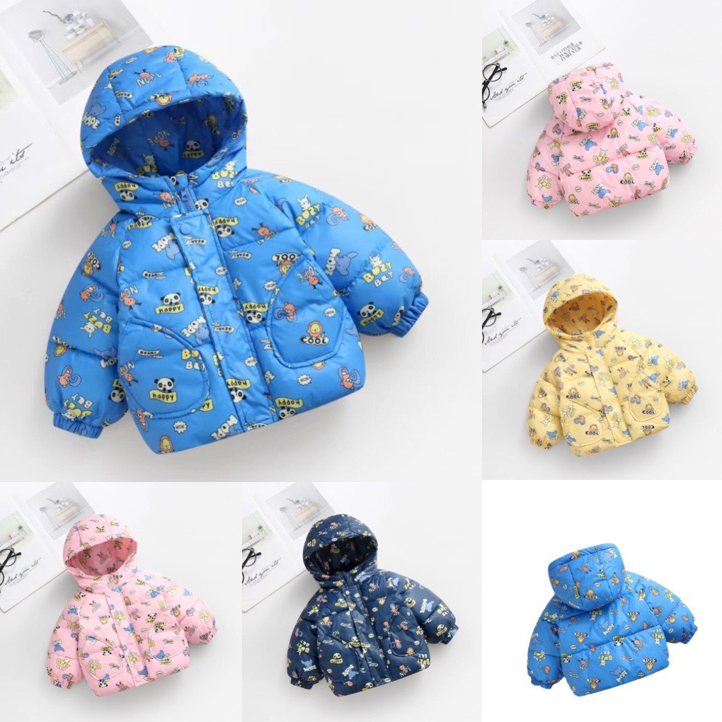 Áo khoác phao quảng châu cho bé 1-5 tuổi- áo khoác phao siêu nhẹ quảng châu cao cấp cho bé trai và bé gái