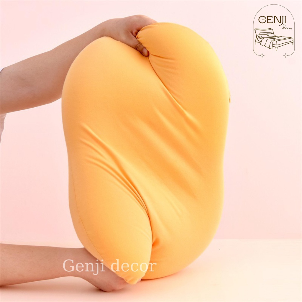 Gối cao su non cao cấp Genji Decor, ruột gối đầu thế hệ mới êm ái đàn hồi tốt kích thước 35x55x7cm