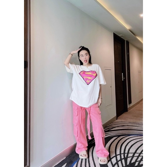 Áo logo su.per.man kim sa w100