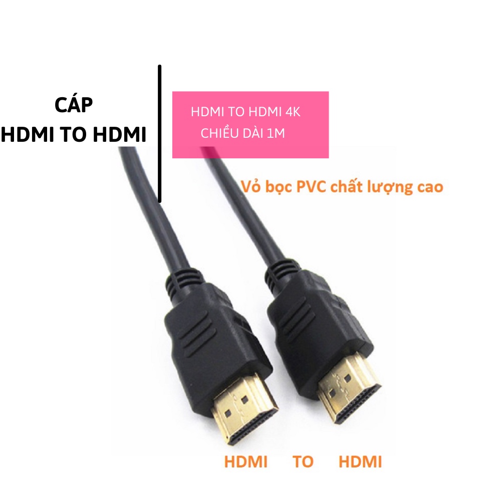 CÁP HDMI TO HDMI 1.5M