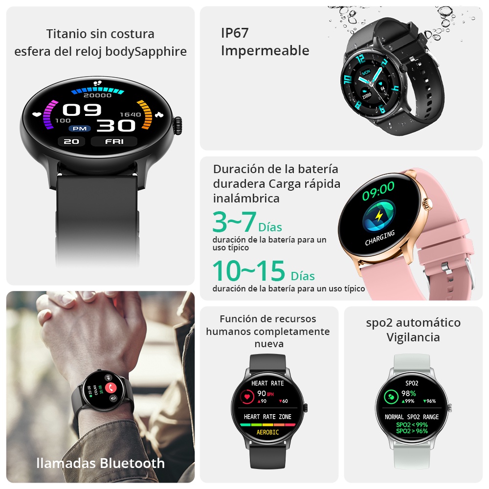 Đồng Hồ Thông Minh COLMI i10 Màn Hình 1.32 AMOLED i30 Bluetooth Gọi Điện Thoại 22MM Dây Thép Milanese