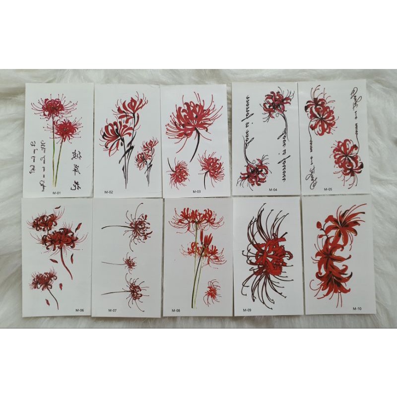 Combo miếng dán hình xăm trên cơ thể