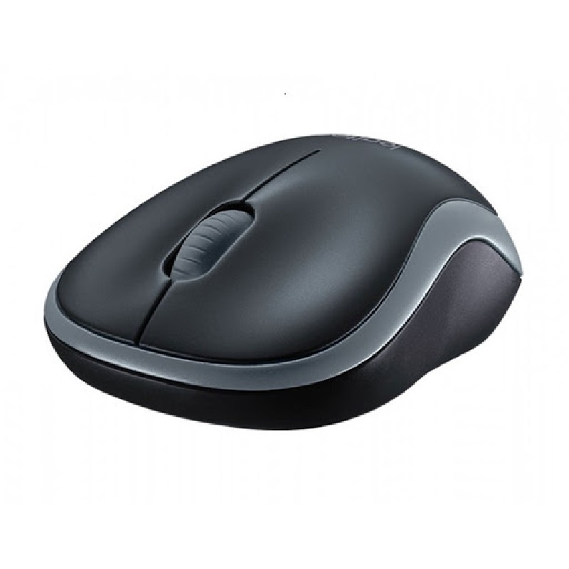 Chuột máy tính không dây Logitech B175 Optical Wireless màu đen viền xám, Hàng chính hãng - Bảo hành 36 tháng