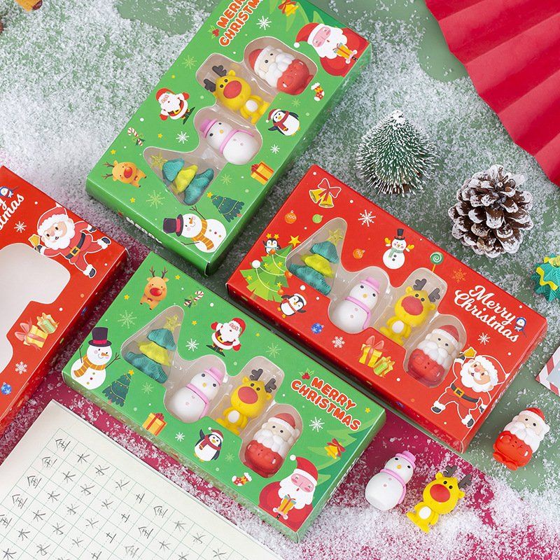 Bút chì, tẩy chì Noel - quà tặng Noel cho bé