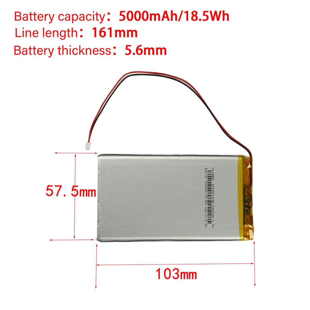 Đầu Nối Pin Lithium 1.25A 1000mah 2200mah 5000mah Cho GK61x GK61xs GK64x GK64xs GK68x GK68xs GK73