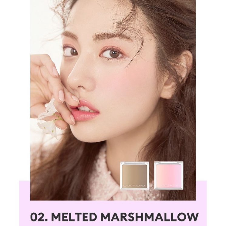 Phấn má hồng mềm mịn Missha Cotton Mix Blusher 11g