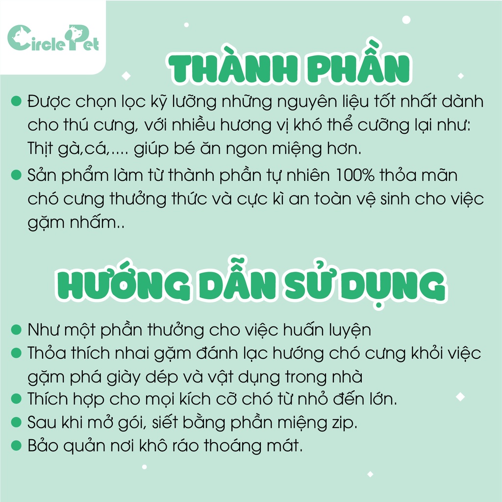 Snack thưởng MunzNie cho chó - CirclePet