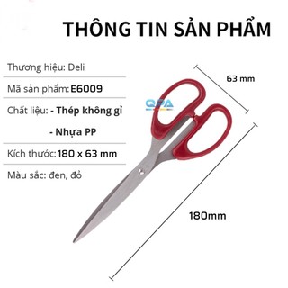 Kéo văn phòng Deli E6009 - 180mm