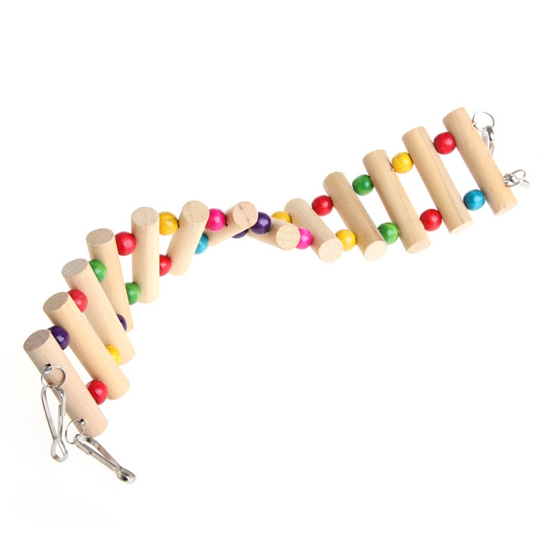 Thang Gỗ Đồ Chơi Cho Vẹt