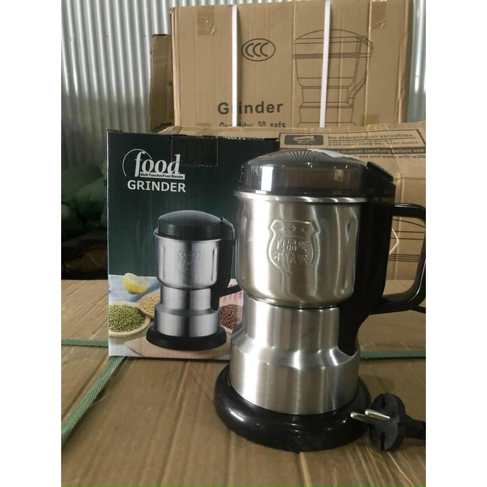 Máy Xay Hạt Ngũ Cốc Khô, Cối Xay Gia Vị Lưỡi Dao 6 Cánh Nghiền Mịn Các Loại Hạt Siêu Tiện Dụng