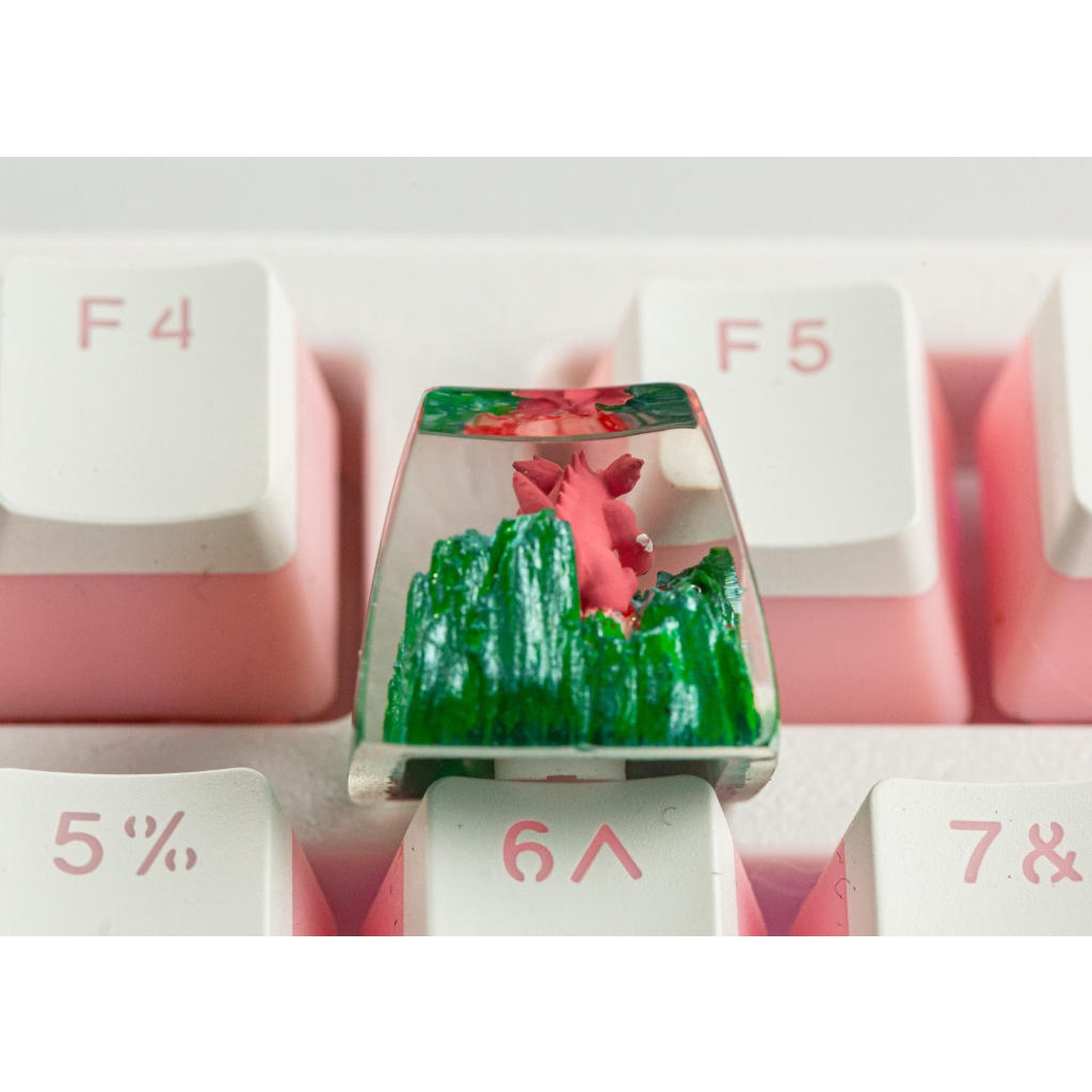 Nút bàn phím Nidoking pokemon, Keycap artisan phù hợp cho bàn phím cơ tiêu chuẩn, SA profile