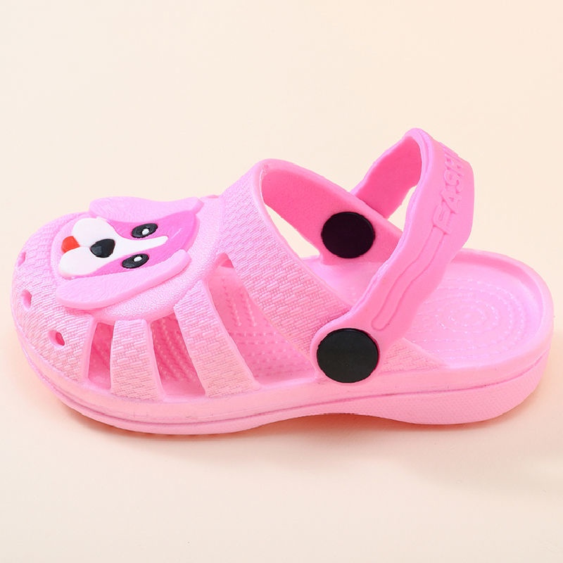 Dép Sandal Đế Mềm Chống Trượt Đục Lỗ Họa Tiết Hoạt Hình Thời Trang Mùa Hè Cho Bé Trai Và Gái