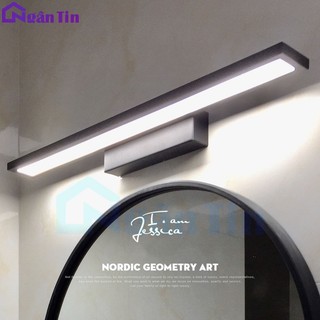 Đèn led soi gương soi tranh trang trí trong nhà led 3 chế độ màu rg708 ngân tin