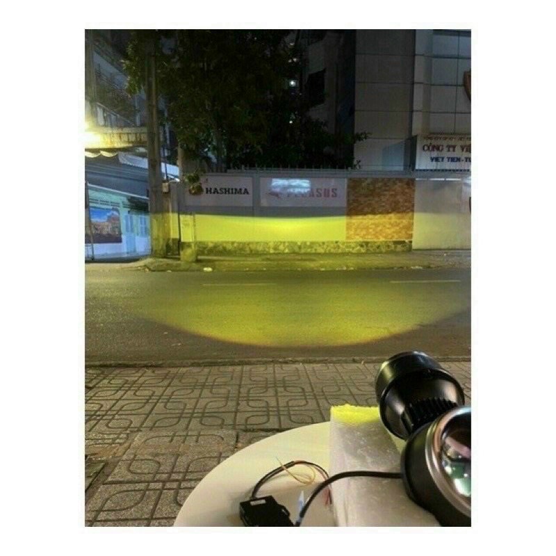 Đèn Bi led gầm ô tô 3 chế độ mầu !3 COLORS M617