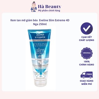 Kem tan mỡ giảm béo eveline slim extrem 4d nga dung tích 250ml