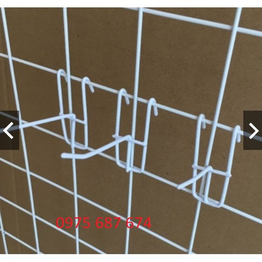 Móc cài lưới sắt, tay cài lưới dùng cho tấm lưới sắt treo đồ, phụ kiện điện thoại, decor trang trí | BigBuy360 - bigbuy360.vn