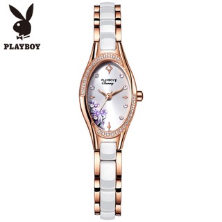 Đồng Hồ Nữ Đeo Tay PLAYBOY 2032 Với Dây Thép Không Gỉ Thời Trang Hàn Quốc Cho
