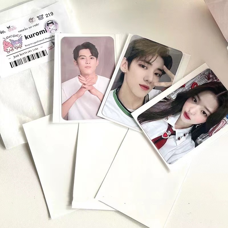 Thẻ Ảnh Dạng Nhám Trong Suốt Màu Đen 20dmm 61 * 91mm