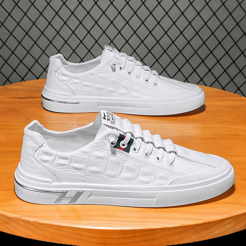 Giày Sneaker Nam, Giày Da Nam Cao Cấp Vân Cá Sấu - HÀNG MỚI 2022