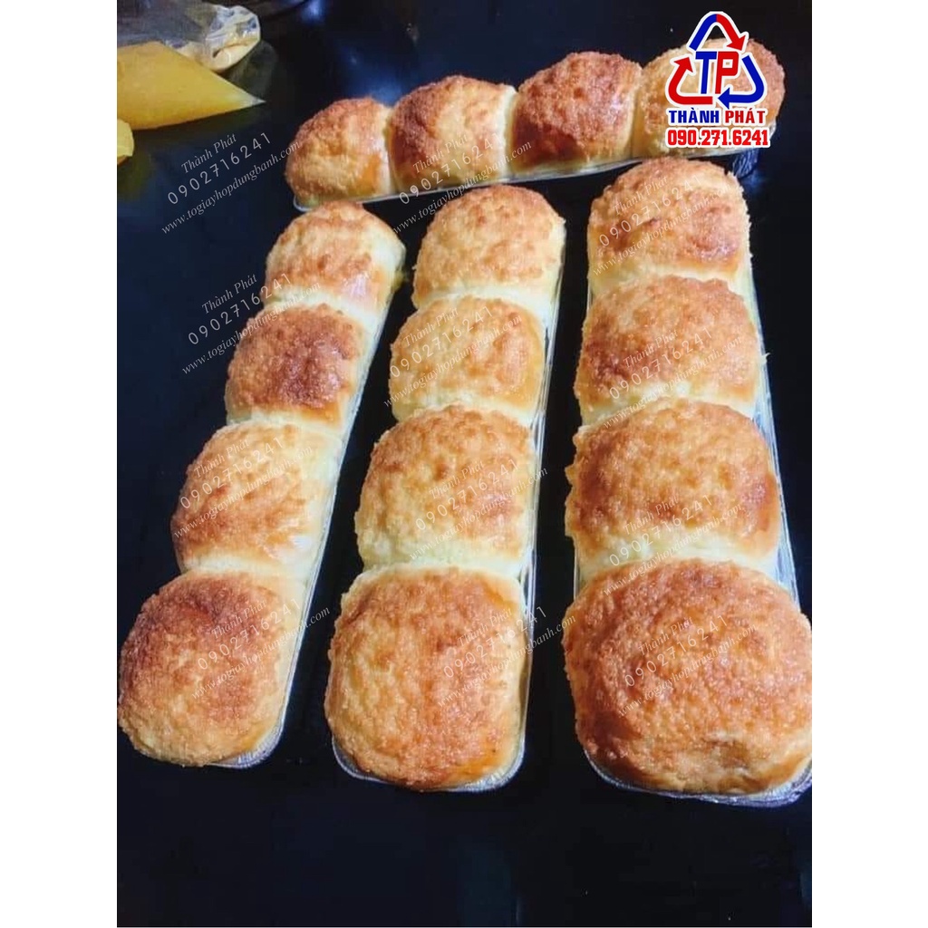 50 Khay bạc dài 3221 nướng bánh pizza - khay nướng bánh mì ngọt - không nắp