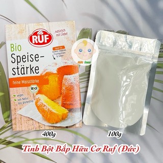 Tinh bột bắp hữu cơ ruf 400g, có tách lẻ 100g