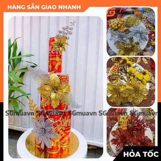 Set tài lộc phối ngẫu nhiên theo màu trang trí tháp tài lộc set mâm quả tháp tài lộc thờ cúng tết