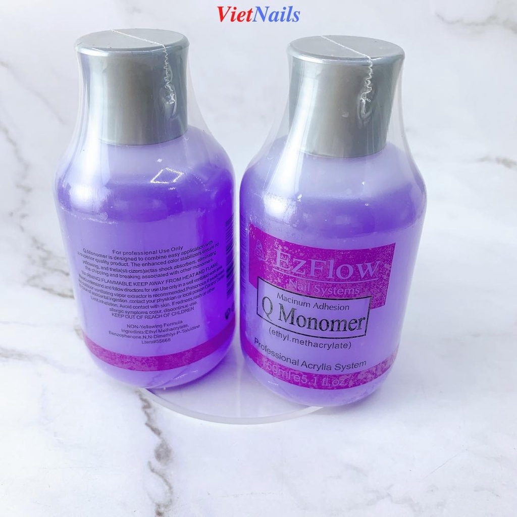 Dung Dịch Tím Đắp Bột Móng Tay, Nặn Hoa Dung Tích 150ml